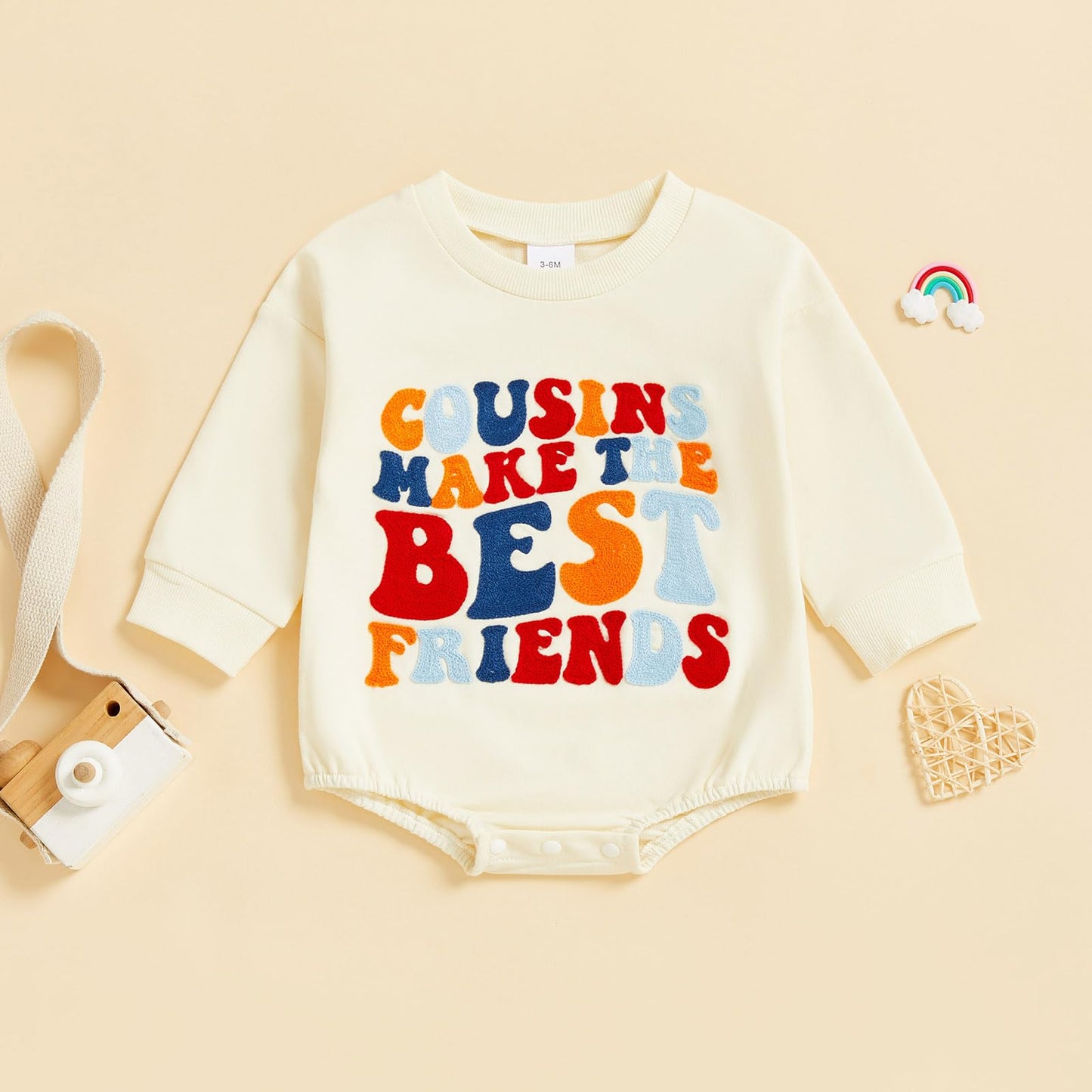 Baby Boy Girl Bodysuit Aunties Bestie Letters Vests