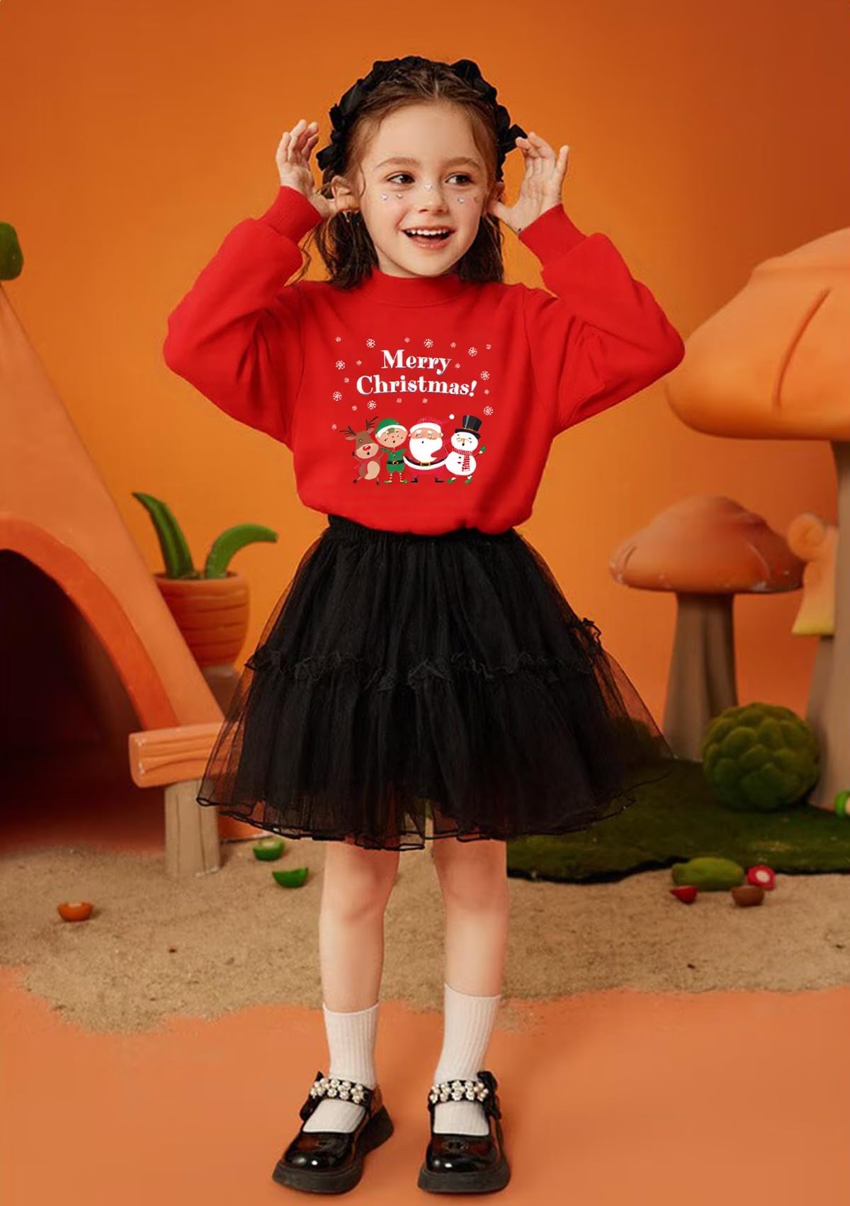 Christmas Boys Girls Jumpers Santa Claus Reindeer Snowman Snowflake