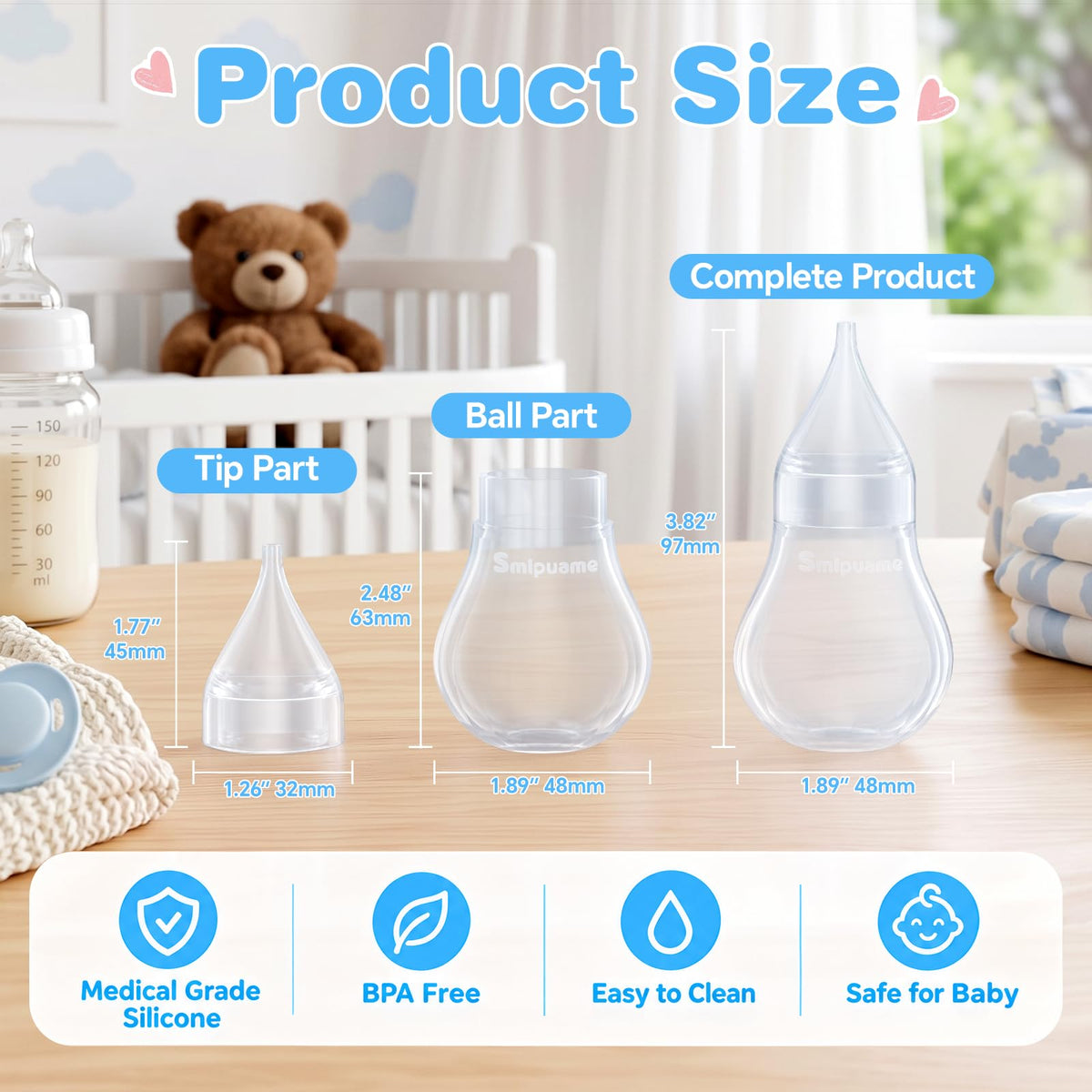 baby nasal suction bulb