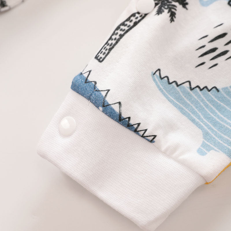 newborn to 12 months baby romper dinosaur