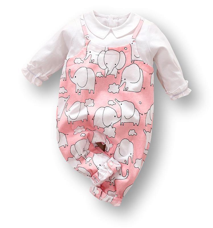 Dungarees Babysuit Romper - Bambinos