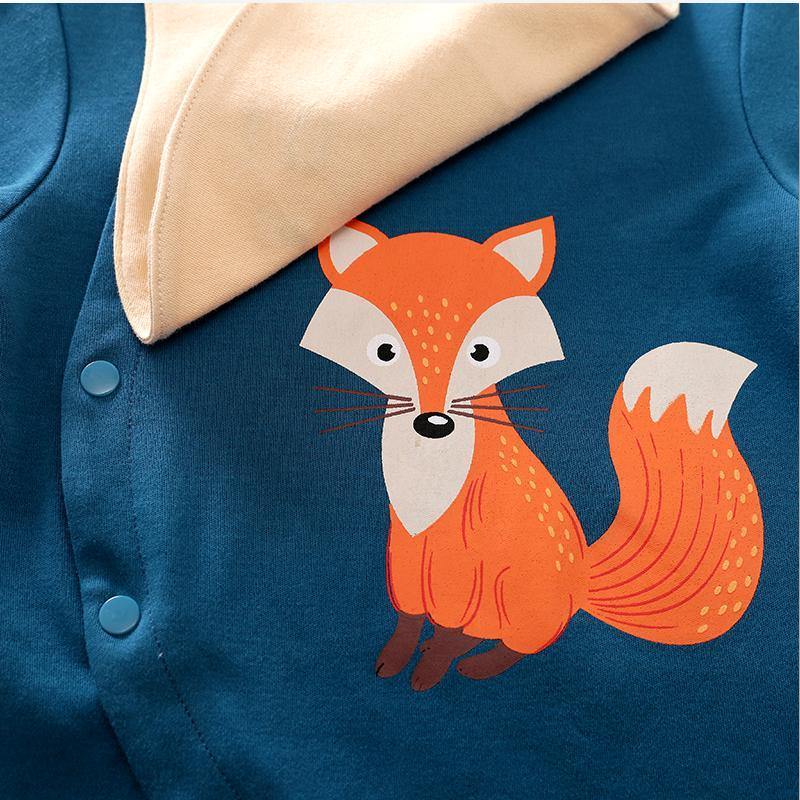 Fox Babysuit With Bib Romper - Bambinos