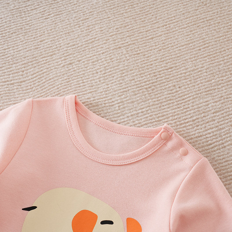 Pink Lets Play Baby Romper