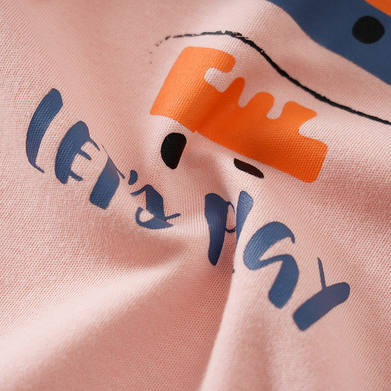 Pink Lets Play Baby Romper