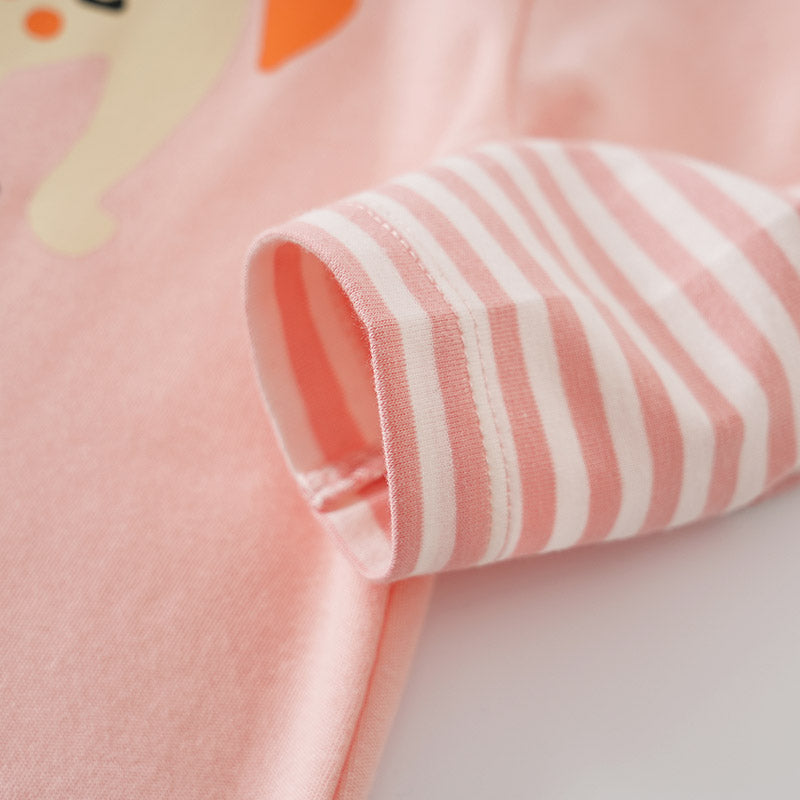 Pink Lets Play Baby Romper