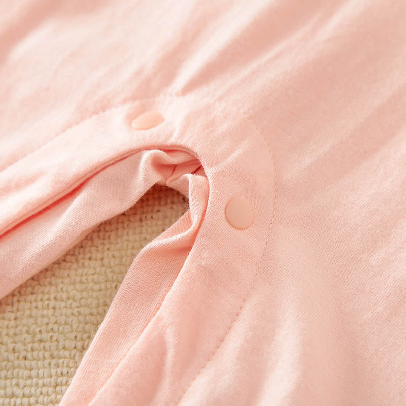 Pink princess Romper with a duck