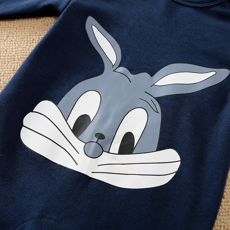 Blue Rabbit Baby Romper