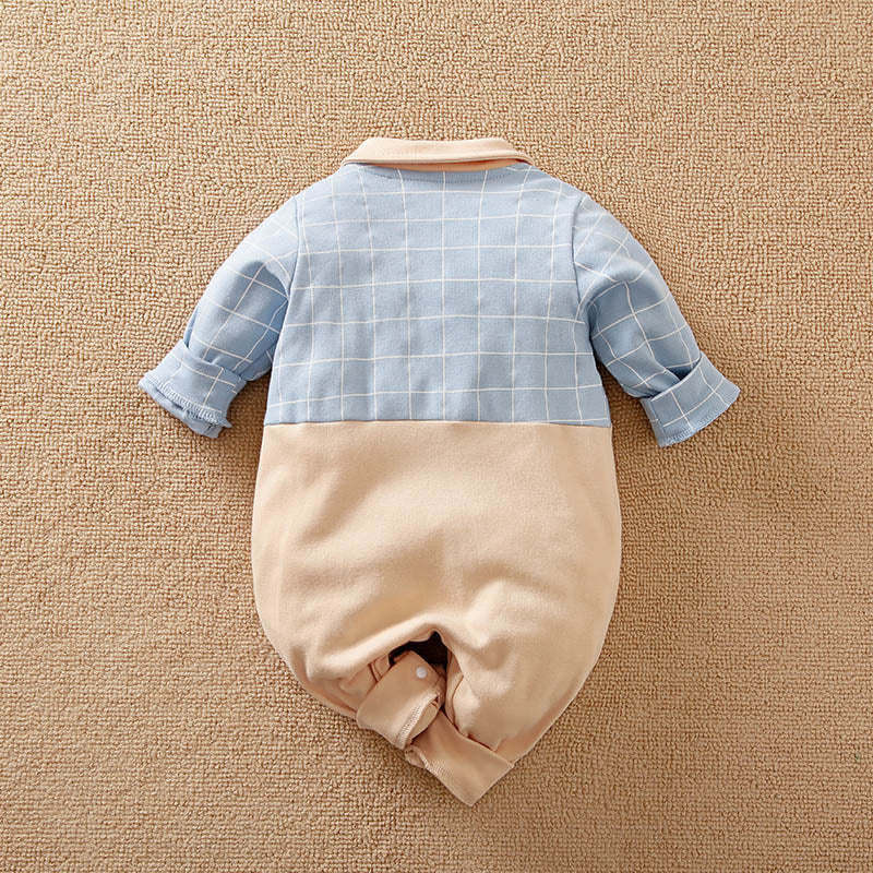 Cute Rawr Dinosaur Blue or Yellow  Romper