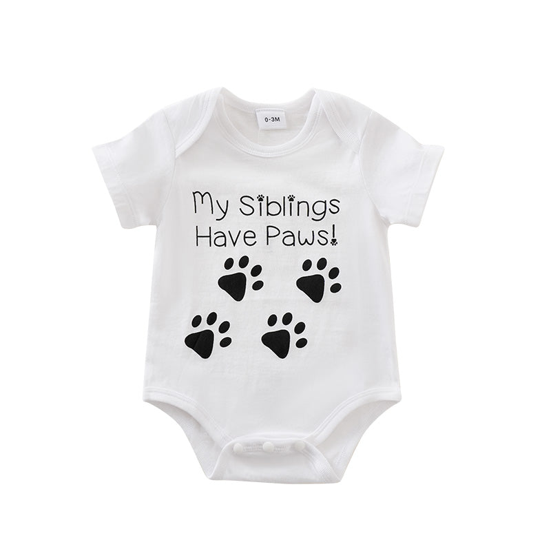 Bodysuit Jumpsuit Cat Girl Boy Outfit Newborn Baby Vest onesie