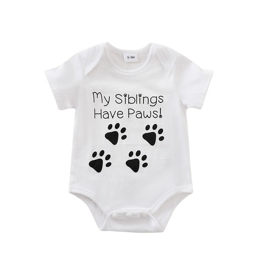 Bodysuit Jumpsuit Cat Girl Boy Outfit Newborn Baby Vest onesie