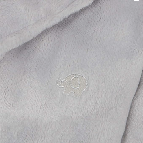 Baby Dressing Gown Unisex Soft Plush Fleece Hooded Teddy Ears 0-24 Month