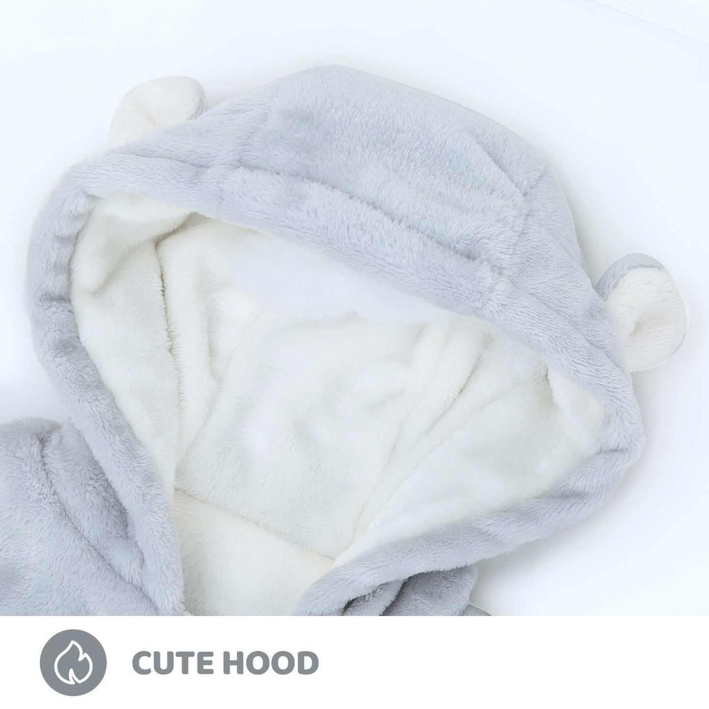 ❄️ Baby Snowsuit Fleece Romper – Warm Winter One-Piece for Babies