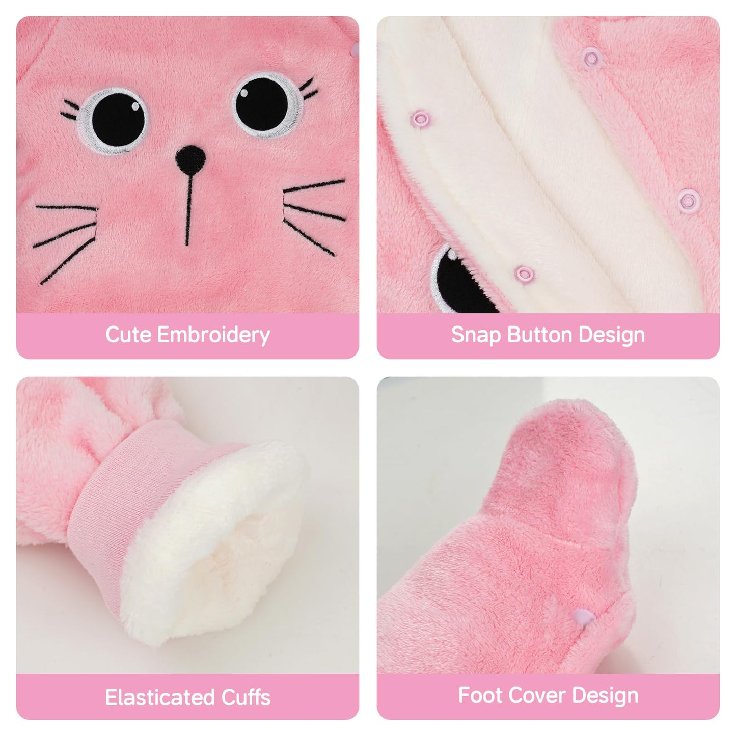 ❄️ Baby Snowsuit Fleece Romper – Warm Winter One-Piece for Babies