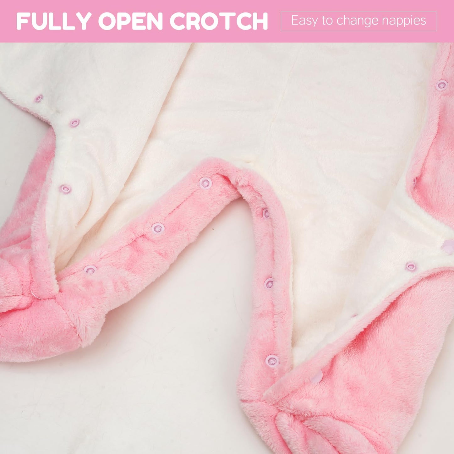 ❄️ Baby Snowsuit Fleece Romper – Warm Winter One-Piece for Babies