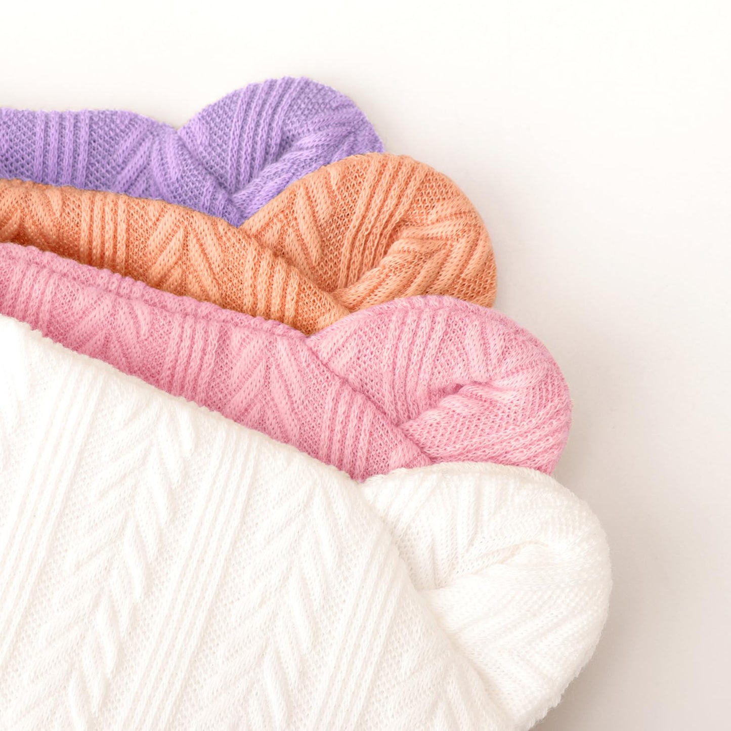 4 Set Baby Beanie Hat + Gloves (0-6 Months)