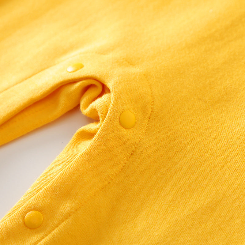 Yellow Big Sister Baby Romper