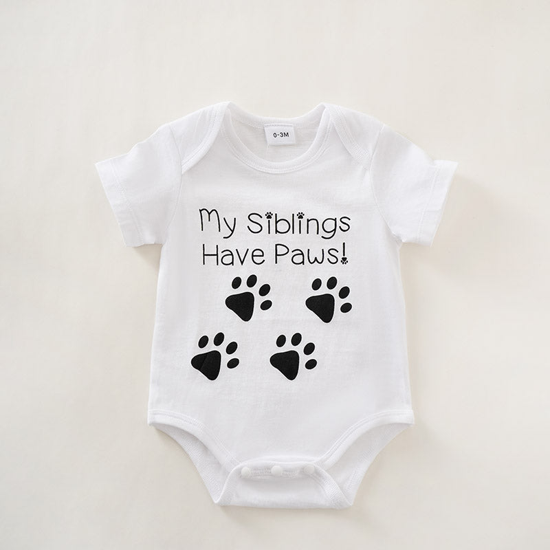 Bodysuit Jumpsuit Cat Girl Boy Outfit Newborn Baby Vest onesie