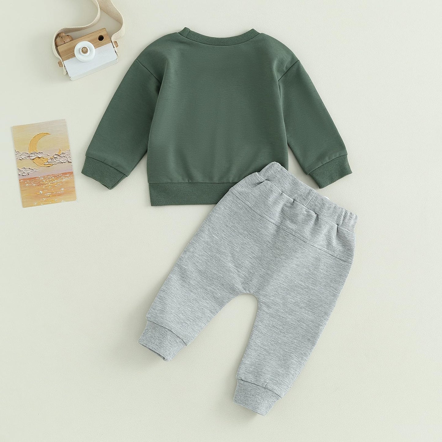 2Pcs Baby Boys Outfit Mama's Boy Clothes Set