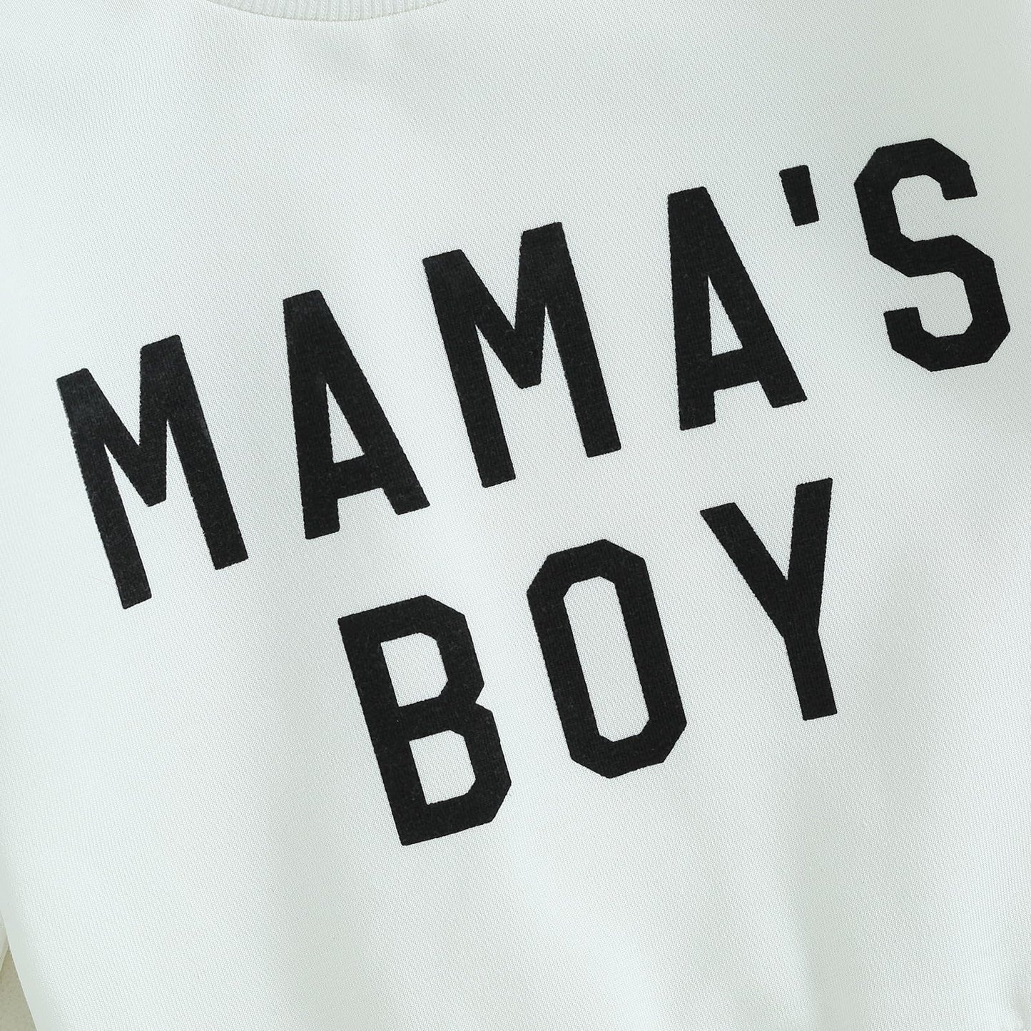 2Pcs Baby Boys Outfit Mama's Boy Clothes Set