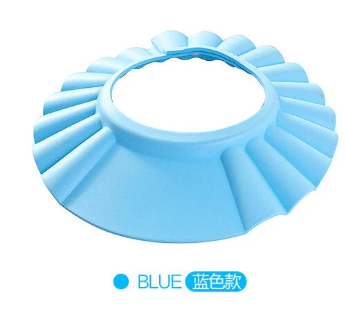 Adjustable Baby kids Shampoo Bath Shower Hat Cap Wash Hair Waterproof Shield