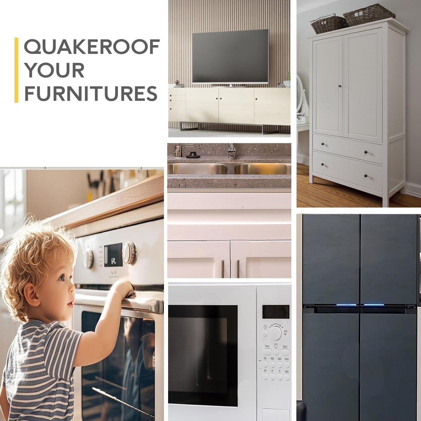 Baby proof refrigerator lock 