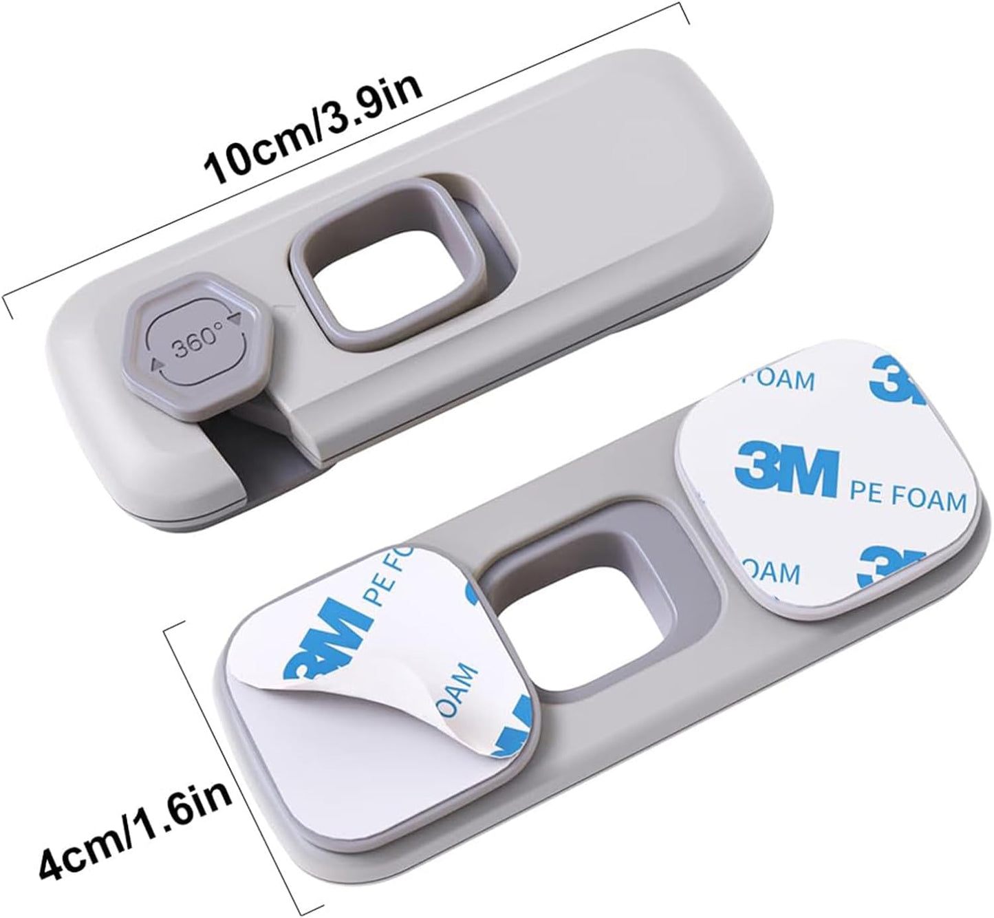 Easy install fridge safety lock