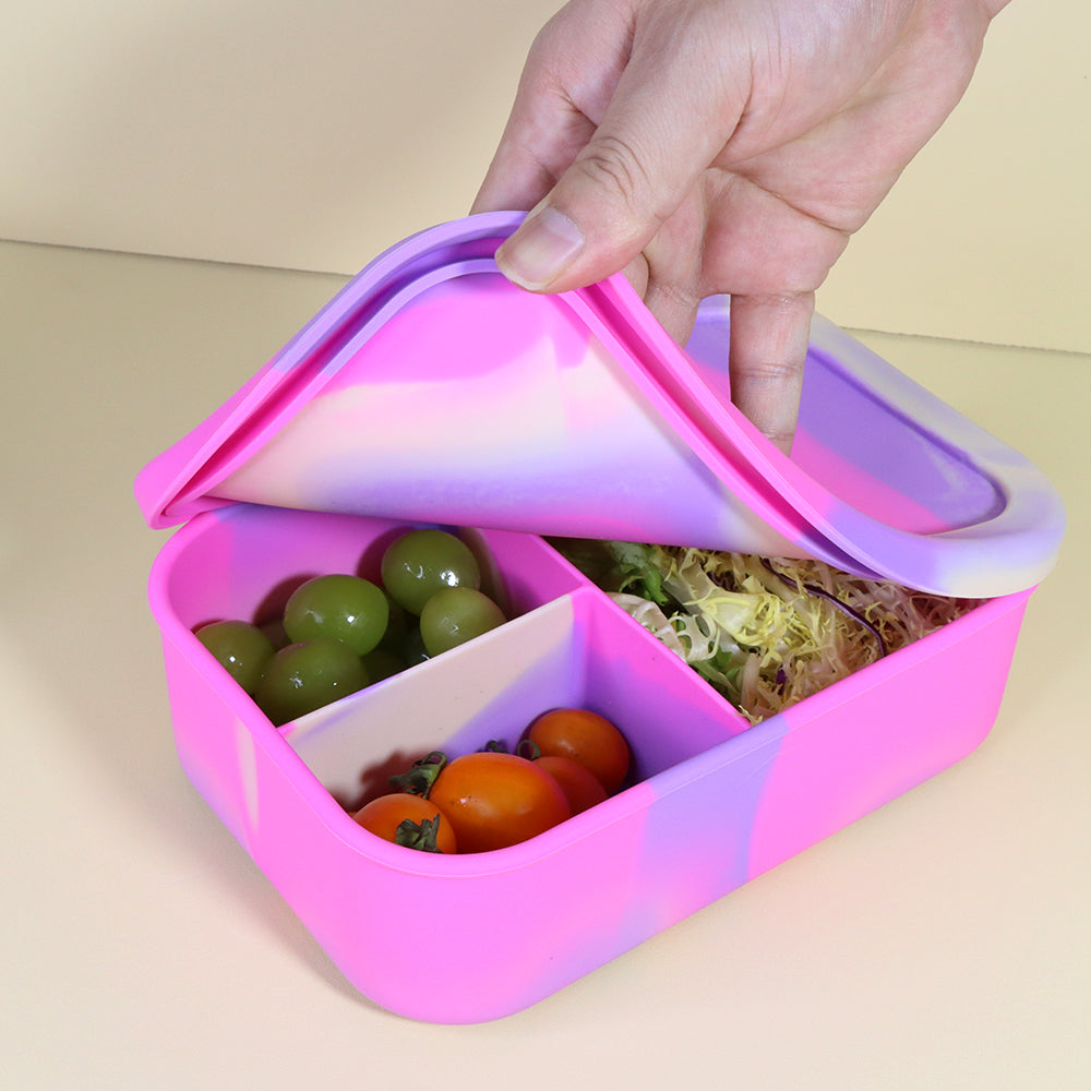 Eco-Friendly Kids Silicone Lunch Box