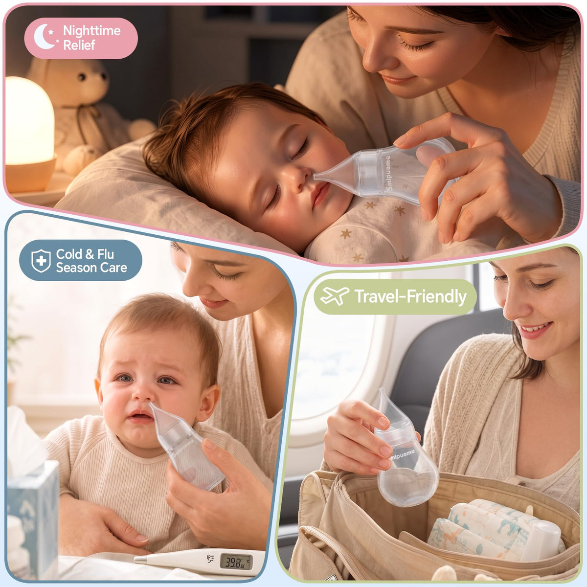 baby blocked nose aspirator