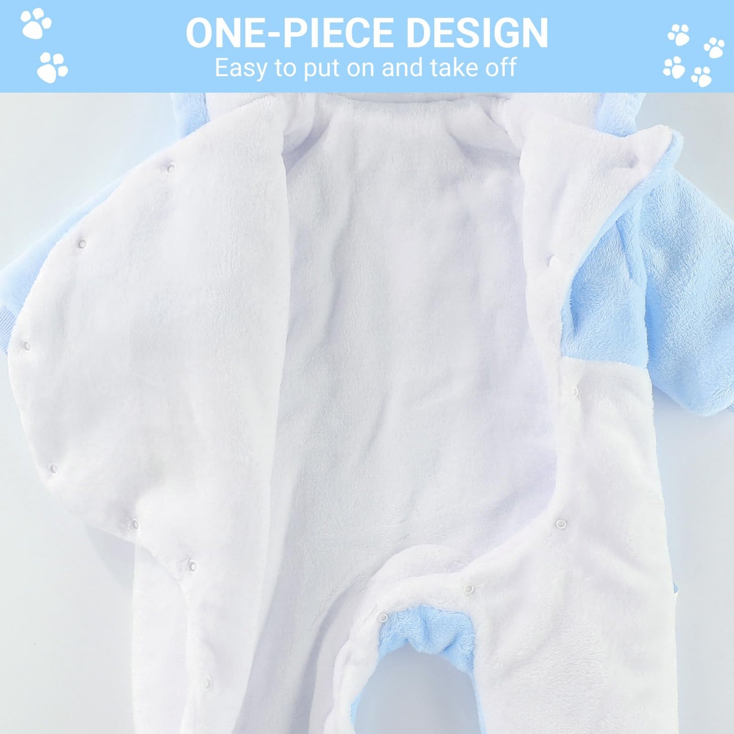fleece-lined baby snowsuit romper