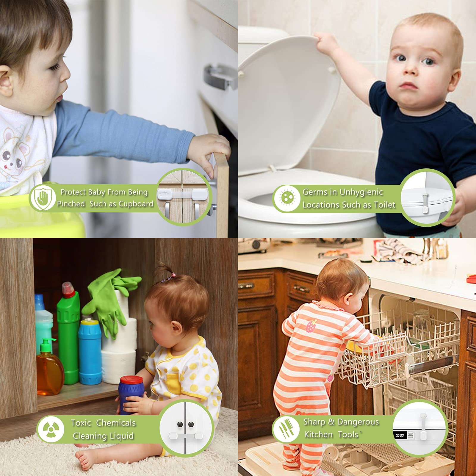 no drill baby safety locks UK