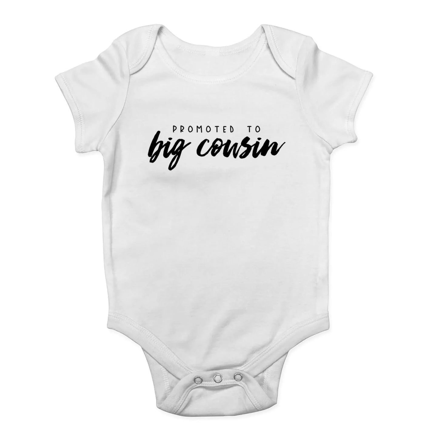 Promoted to Big Cousin Baby Grow Vest – Unisex Baby Bodysuit | Big Cousin Announcement