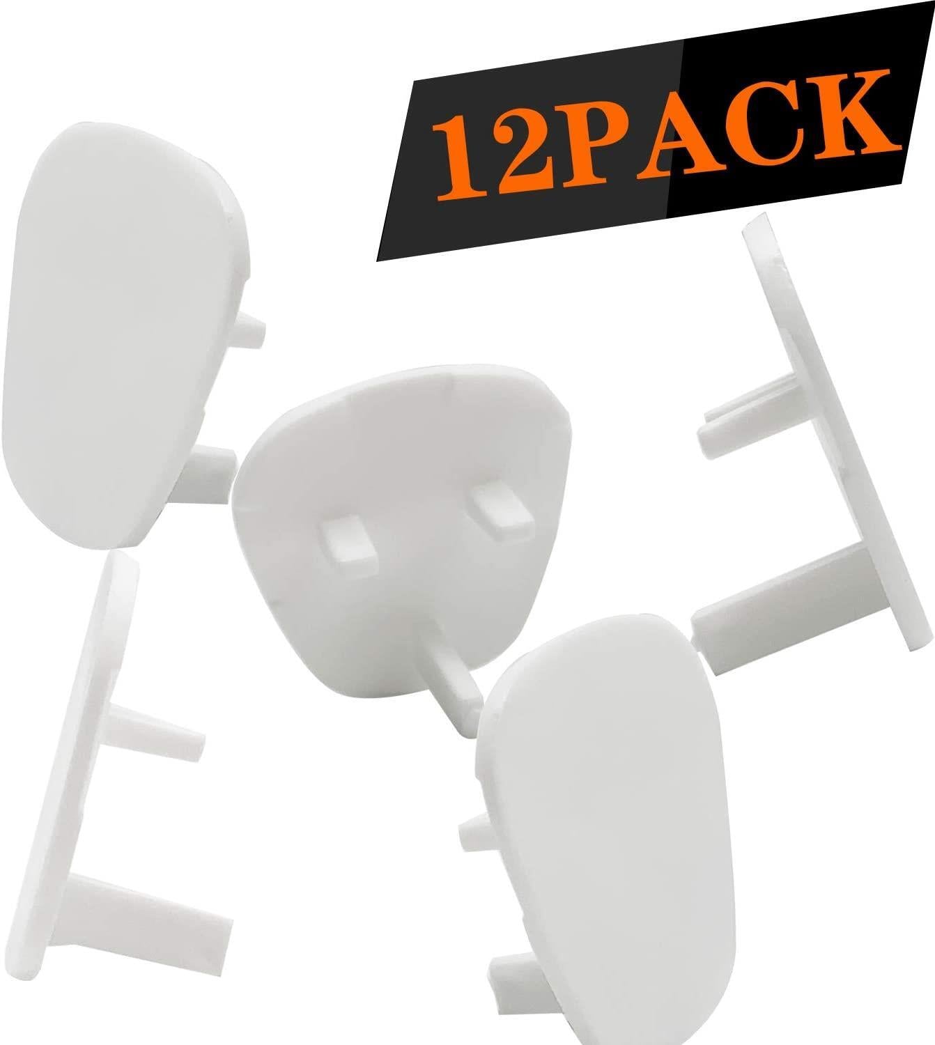 12 X PLUG SOCKET COVER PROTECTOR BABY CHILD SAFETY Electric Insert MAINS SOCKET