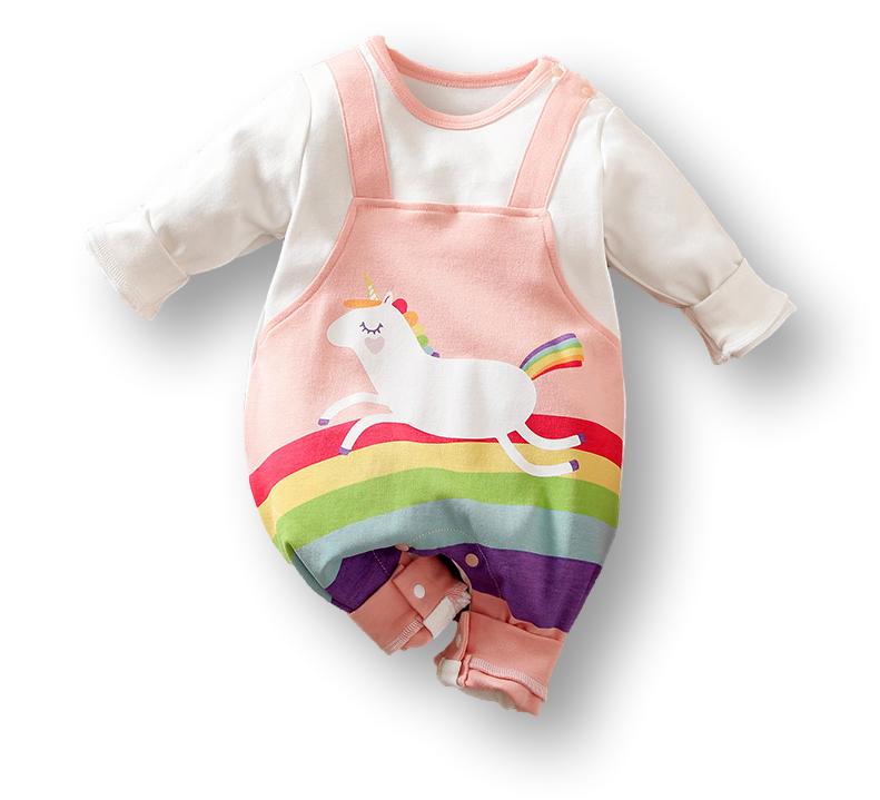Unicorn Dungarees Romper