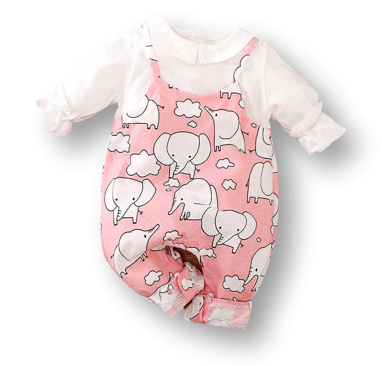 Dungarees Babysuit Romper - Bambinos