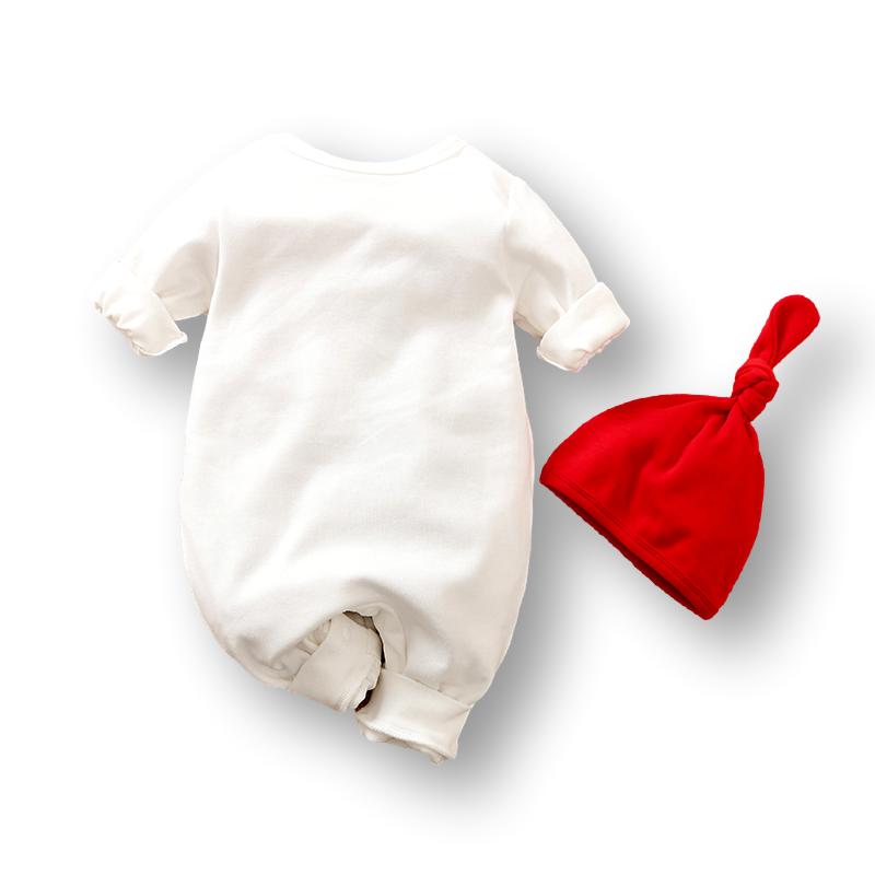 Strong Dinosaur Romper with Free Hat