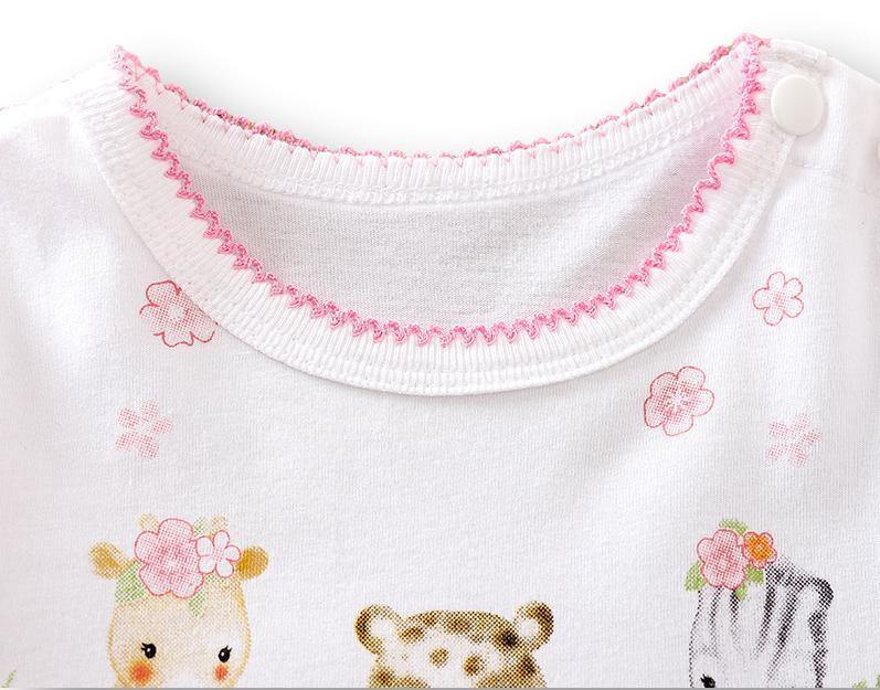 Pink Animal Babysuit Romper - Bambinos