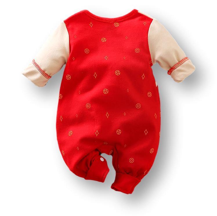 Red Bear Babysuit Romper - Bambinos