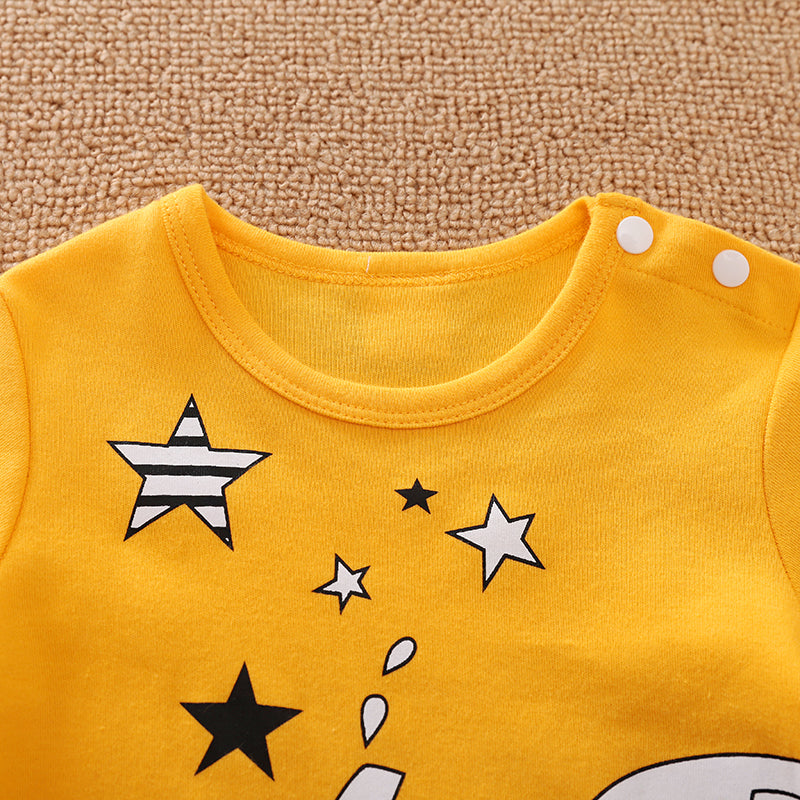 Yellow Elephant Babysuit Romper