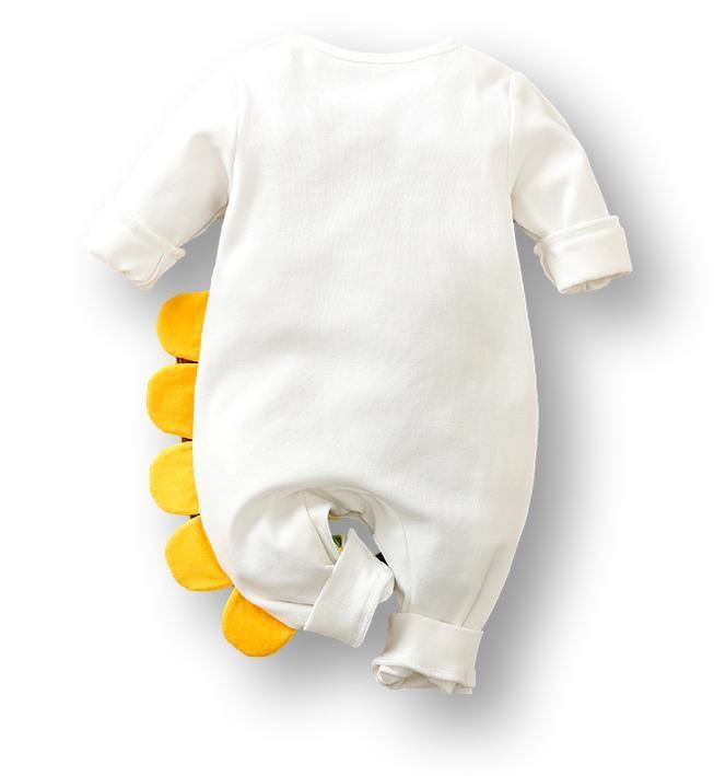 Close-up popper fastenings crocodile romper Bambinos